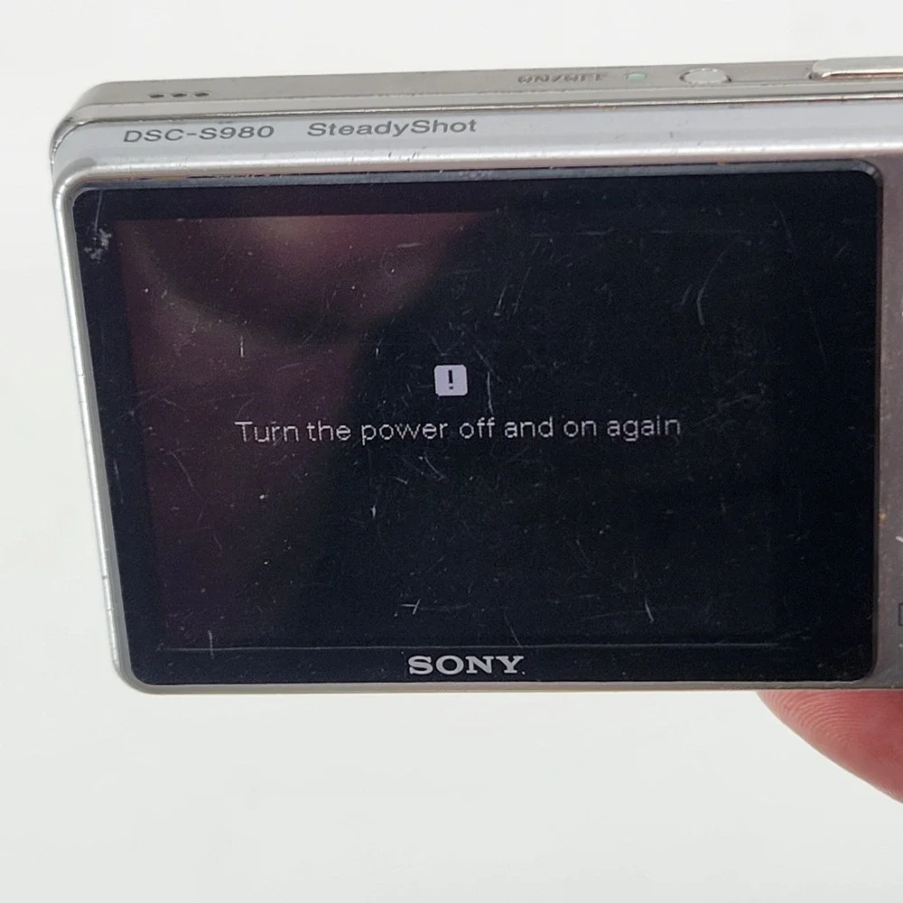 Sony Cybershot DSC-W70 DSC-S980 Digital Cameras‎ Parts Repair Lot Bundle